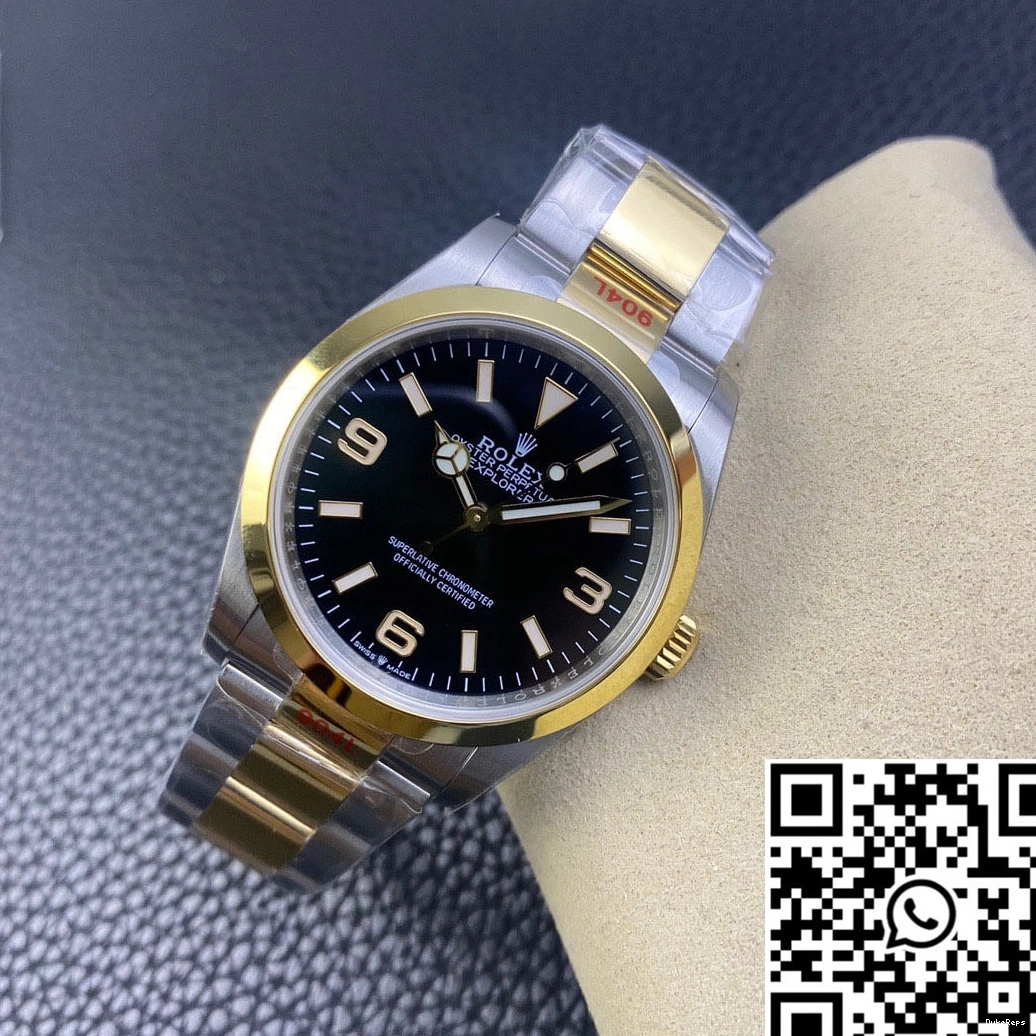 Dial Rolex Black M124273-0001 EW Factory Explorer 0212